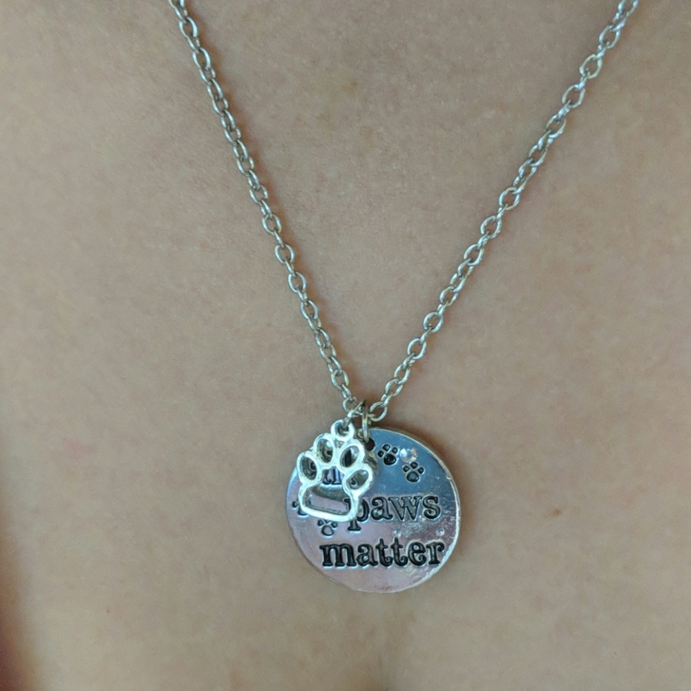 All Paws Matter necklace